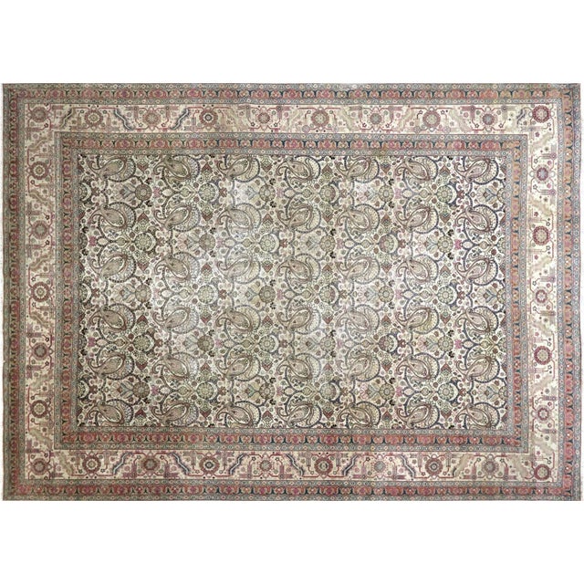 1940s Persian Tabriz Rug For Sale In Los Angeles - Image 6 of 6