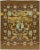 Brown Mid-Centruy Transitional Style Handmade Floral Brown Wool Rug For Sale - Image 8 of 8