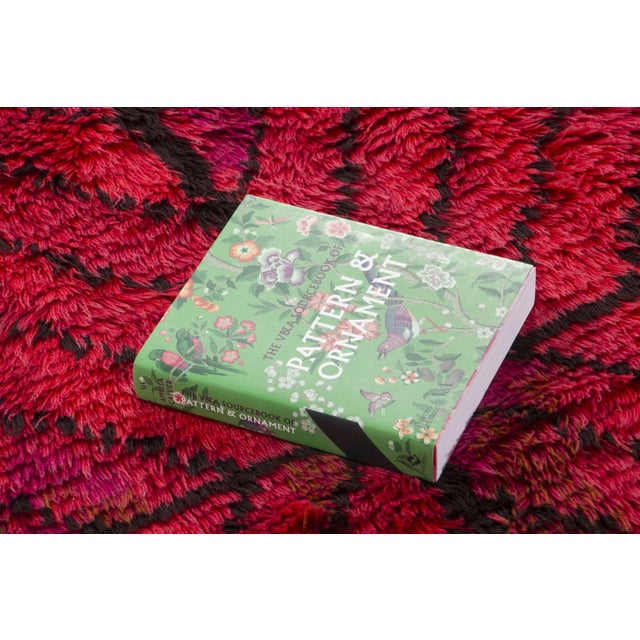 Vintage Swedish Rya Wool Rug in Crimson Design by Rug & Kilim, 1950-1959 For Sale - Image 9 of 9