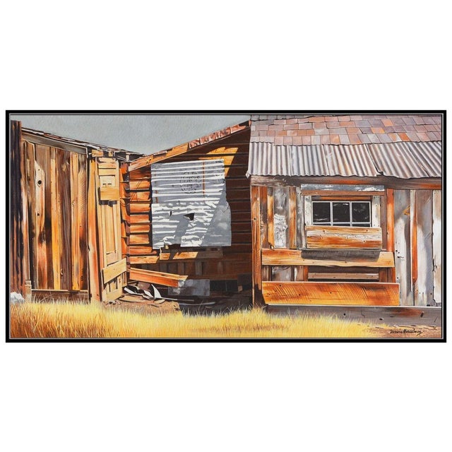 Realism Late 20th Century Rustic Refuge, Darwin Musselman For Sale - Image 3 of 6