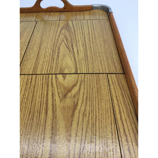 Wood 1950s Nasco Serving Tray For Sale - Image 7 of 11
