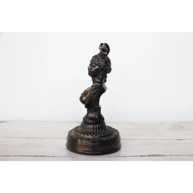 1950s French Mid-Century Architectural Lady Finial For Sale - Image 5 of 13