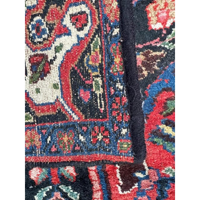 Mid-Century Kurdish Rug, 1940s For Sale - Image 16 of 17