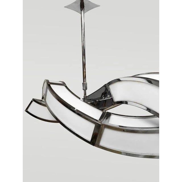 Spanish Modern Swirl Pendant Lamp by Santiago Sevillani Sebastia For Sale - Image 4 of 5