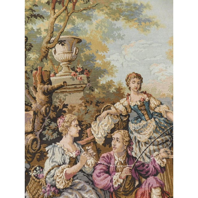 Vintage 1970s French Goblin Tapestry For Sale - Image 4 of 9