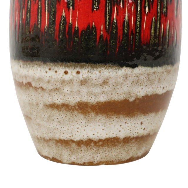 Brown Lora Fat Lava Vase from Scheurich Keramik, 1960s For Sale - Image 8 of 12