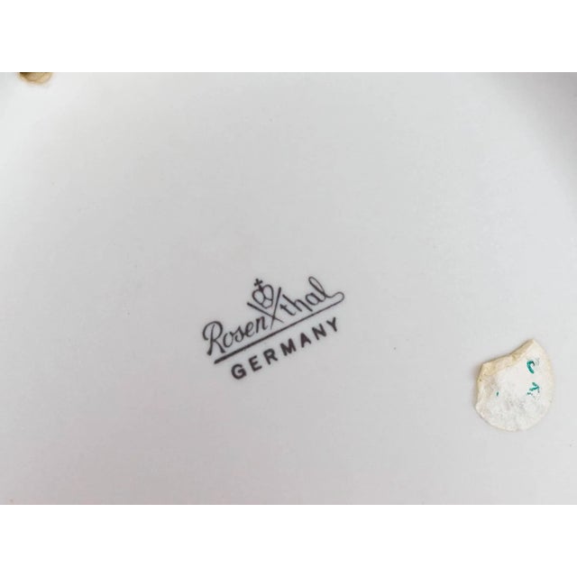 Ceramic Mid 20th Century Rosenthal Germany Gilbert Portanier Large Pottery Wall Centerpiece Bowl For Sale - Image 7 of 9