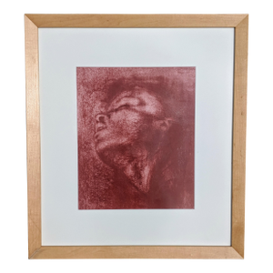 Vintage Original Pastel Portrait of a Boy Framed