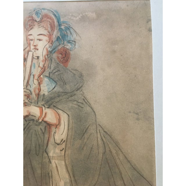 1920s Constantin Guys Fashion Print From the Collection Légendes Parisiennes For Sale - Image 4 of 13