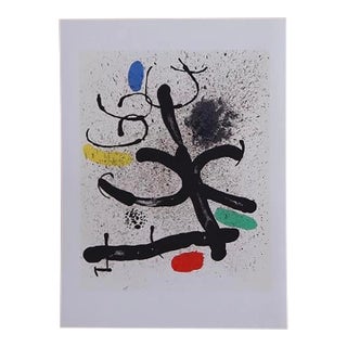 1971 Joan Miró Print for Derrière Le Miroir For Sale
