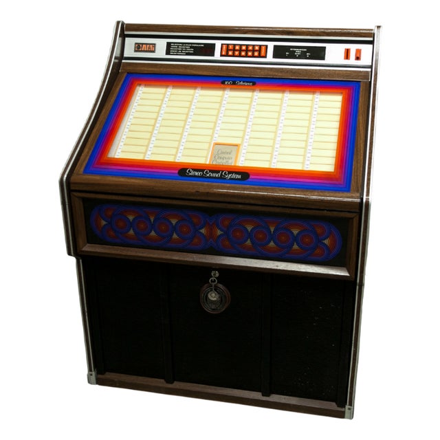 Rowe Ami Ri-3 1980 Jukebox with Remote Control and Leds, 1981 For Sale