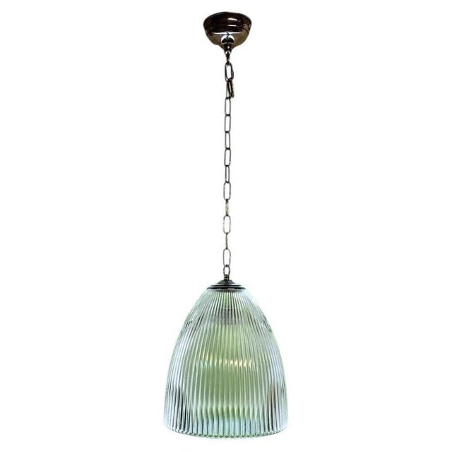 Mid-Century Prismatic Glass Snowdrop Pendant Light For Sale - Image 9 of 9