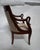 Brown Mid 20th Century Empire Style Barrel Back Armchair With Swan Head Detail For Sale - Image 8 of 16