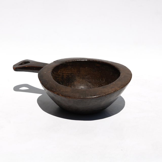 Chestnut Bowl With Handle English, Circa 1830 For Sale - Image 4 of 4