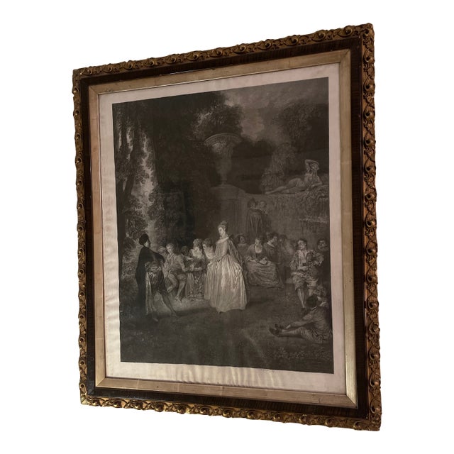 French Engraving - Fêtes Galantes For Sale
