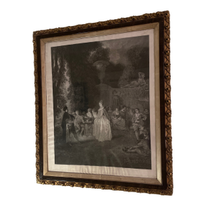 French Engraving - Fêtes Galantes
