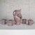 Modern Hot Chocolate/Drink Set Purple Studio Pottery Ceramic Signed Powell, Pitcher & 4 Cups For Sale - Image 13 of 13