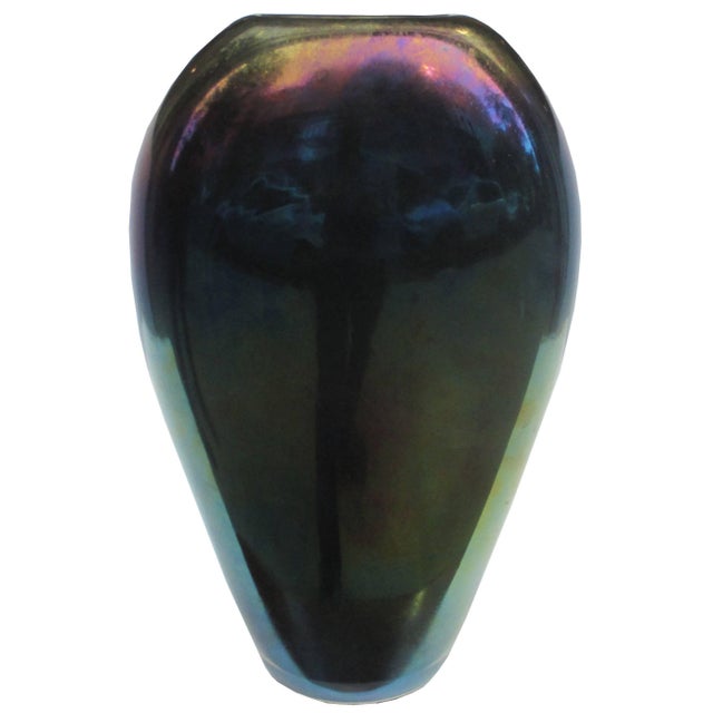 Glass Mora' Italian Art Glass Vase by Alejandro Ruiz For Sale - Image 7 of 14
