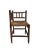 Wood Antique Dutch Bobbin Corner Chair For Sale - Image 7 of 9