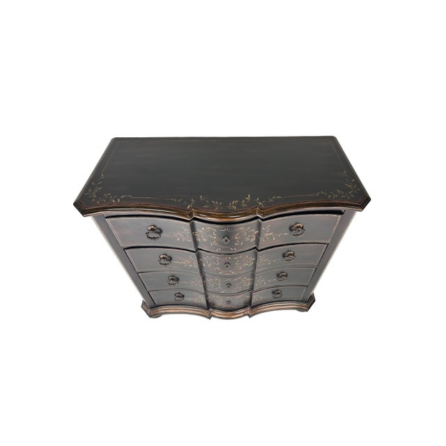 Wood Vintage Hooker Seven Seas Hand Painted Chest of Drawers For Sale - Image 7 of 14
