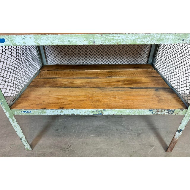 Industrial Green Shelf, 1960s For Sale - Image 15 of 18