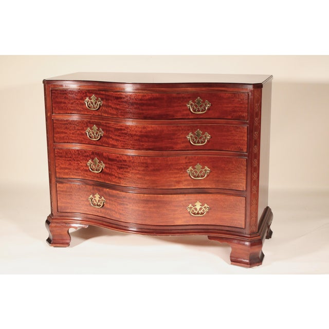 Traditional Baker Furniture Company George II Style Mahogany Chest of Drawers For Sale - Image 3 of 13