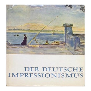 1958 Karl Rompler 'Der Deutsche Impressionismus - Die Hausmeister in der Malerei' Blue,Gray Book For Sale