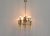 Gold Italian Brass Chandelier 12 Spot Pendant Lamp by Gaetano Sciolari, 1970s For Sale - Image 8 of 13