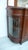 Glass Sideboard Chiffonier with Mirror Top and Rounded Faceted Leaded Glass Doors, Germany, 1890s For Sale - Image 7 of 16