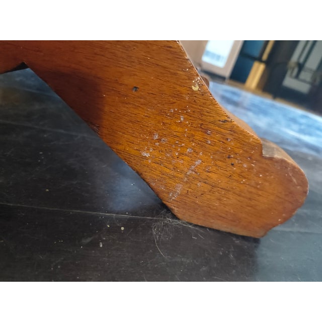 Wood Late 19th Century Eastlake Victorian Oak Platform Rocker For Sale - Image 7 of 7