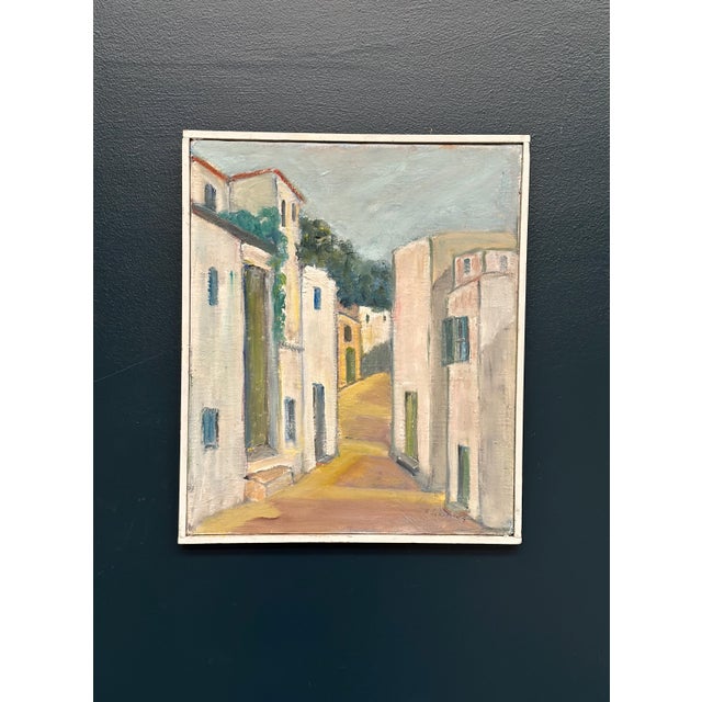 Arne Schultzberg, Street Scene, 1950s, Oil Painting on Canvas, Framed For Sale - Image 15 of 15
