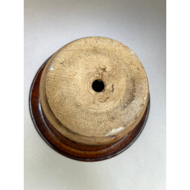 Antique Glazed Pottery Footed Urn For Sale - Image 10 of 13