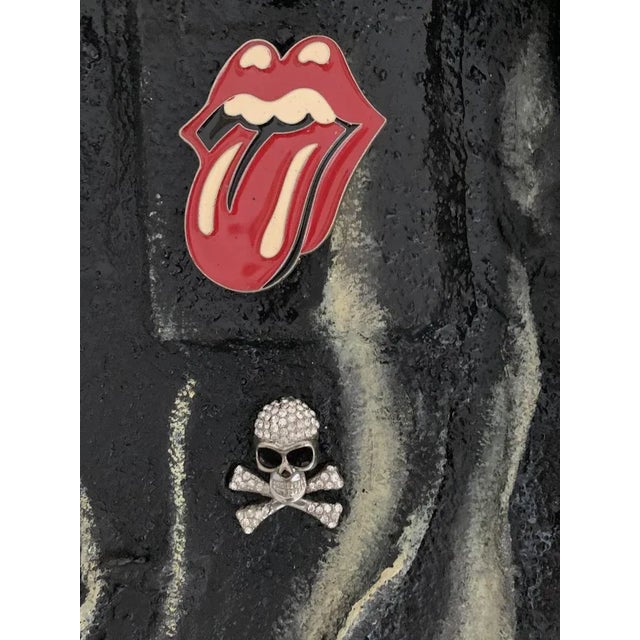 Walter Parini, Whose name is\.\.Lone Wolf, Mixed Media on Canvas with Applications, 2010 For Sale - Image 4 of 12