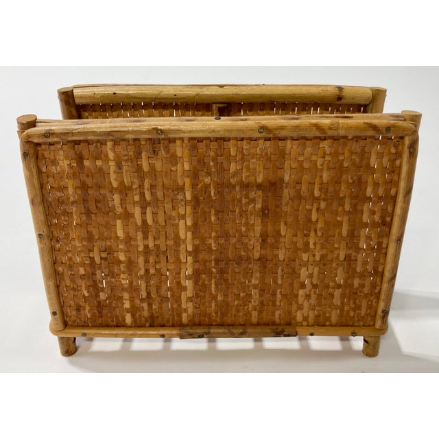 Rattan and Cane Napkin Holder or Letter Holder Chairish
