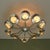 This Italian chandelier, designed by Oscar Torlasco and produced by Stilkronen in the 1970s, exemplifies the innovation in...