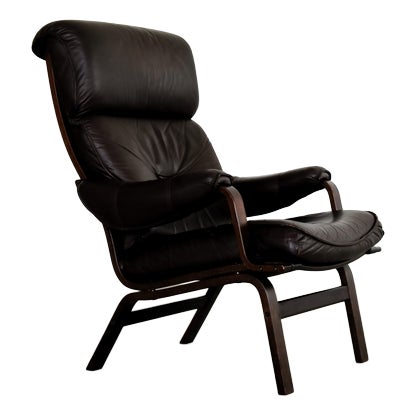 Vintage Swedish Lounge Chair, 1960s For Sale