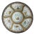 Fine Mid Century White & Gold Kutani Porcelain Sweetmeat Tray of 7 Bowls, Japanese Actors For Sale