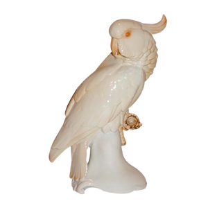 Cockatoo Sculpture by Theodor Kärner for Rosenthal, 1923