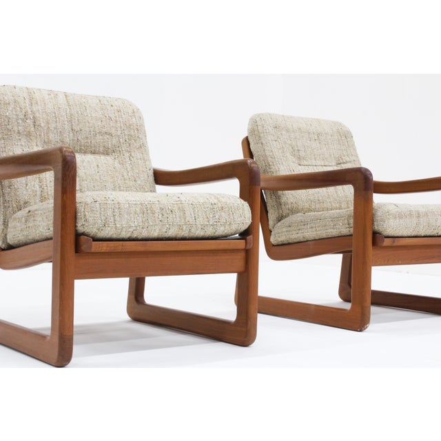 Wood Mid-Century Modern Easy Chairs in Teak from Holstebro Möbelfabrik, 1960s, Set of 2 For Sale - Image 7 of 11