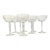 Vintage Handcut Laurel Champagne Coupes- Set of Eight For Sale