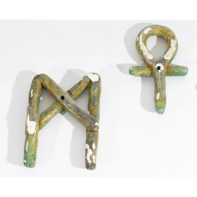 Ana England 1991 “Essential Equation” Abstract Ceramic Wall Sculptures For Sale - Image 4 of 10