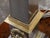 Metal Pair of French Midcentury Steel and Brass Truncated Obelisk Table Lamps For Sale - Image 7 of 10