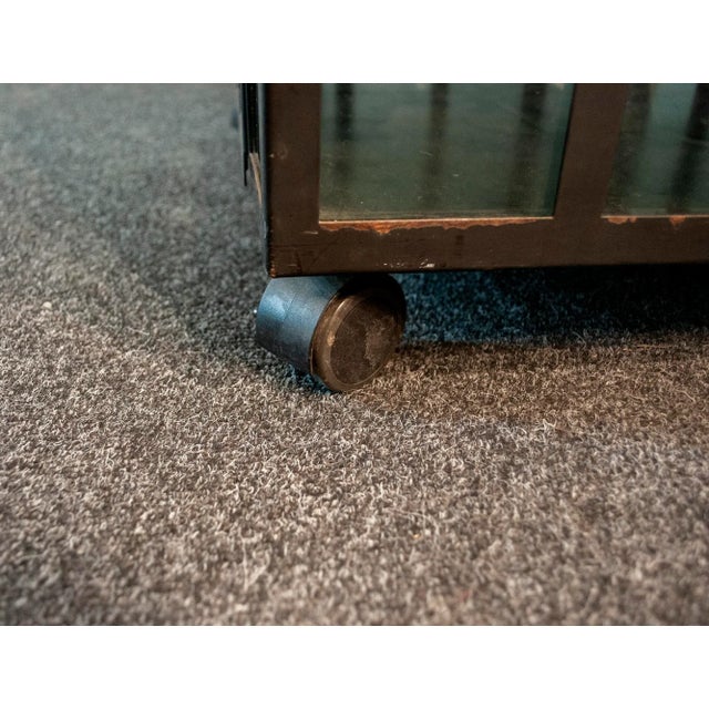 Metal Iron & Glass Trolley by Anna Anselmi for Bieffeplast, 1980s For Sale - Image 7 of 9