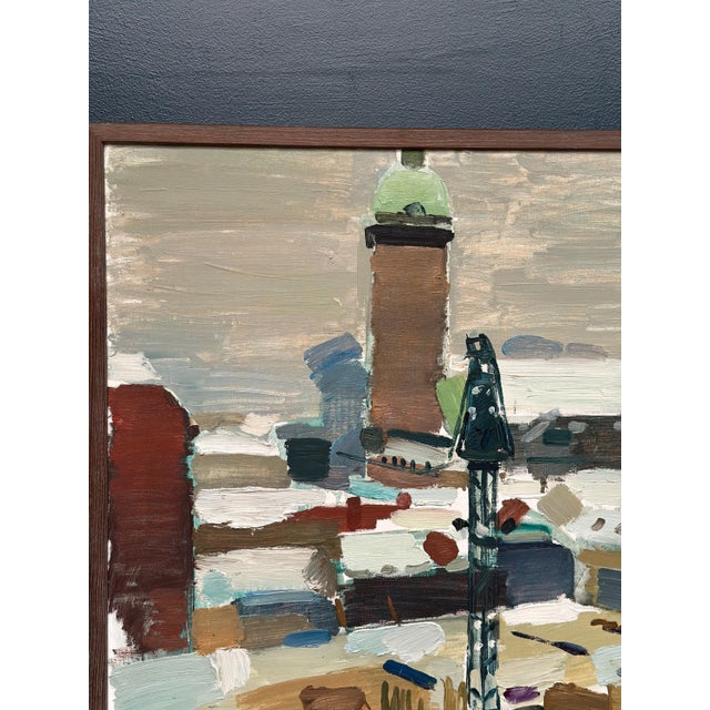 Gösta Stawåsen, Landscape, 1963, Oil on Canvas, Framed For Sale - Image 15 of 18
