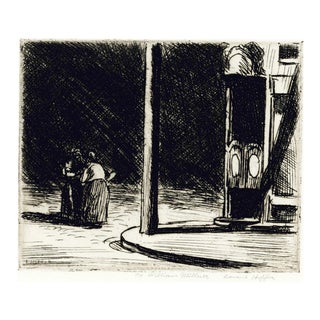 After Edward Hopper, Study for a Street Corner, Serigraph For Sale