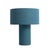 Moonlight Table Lamp - Turquoise Linen Shade, Dimmer Switch For Sale - Image 4 of 9