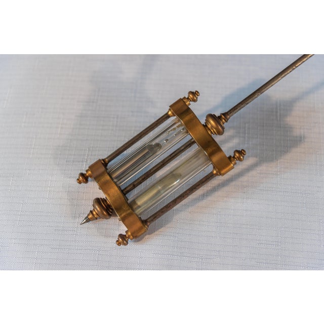 Metal 19th Century French Empire Style Mantel Clock For Sale - Image 7 of 7