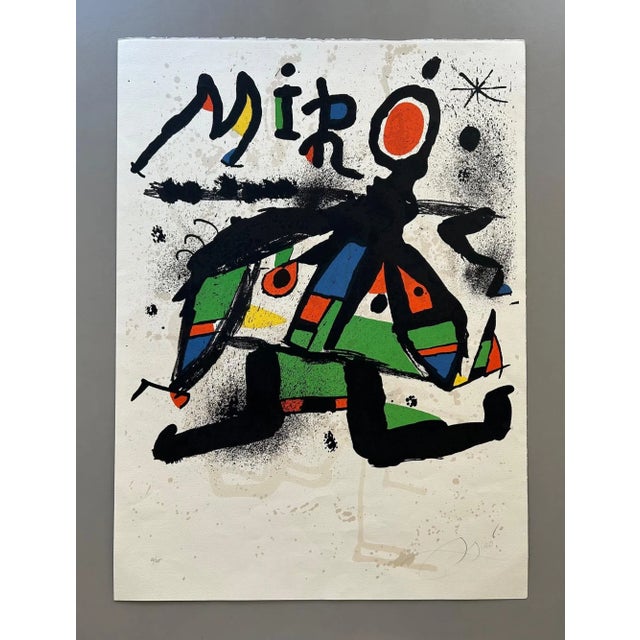Joan Miro, Composition, 1978, Lithograph For Sale - Image 6 of 6