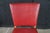 Mid 20th Century Louis Rastetter & Sons 'The Solid Kumfort' Red Leather Folding Chair For Sale - Image 12 of 15