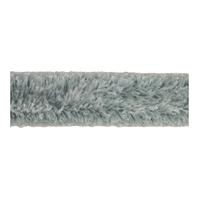 SAMPLE - Schumacher x Neisha Crosland Tuft Braid Tape In Egg Blue For Sale
